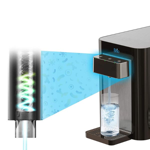 One of the best bottleless water dispensers disinfection features