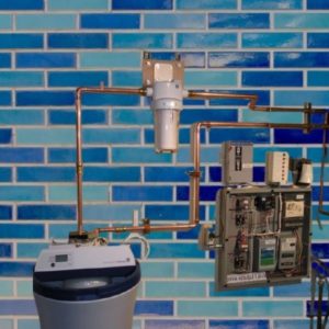 Water filter and water softener installation