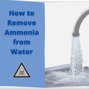 water faucet with tag how to remova ammonia from water
