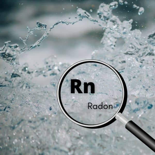 radon found in water