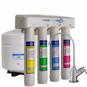4-stage reverse osmosis drinking water filtration system