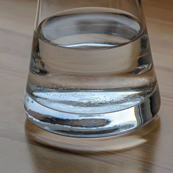 clear bottle with water 