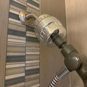 newly changed shower filter