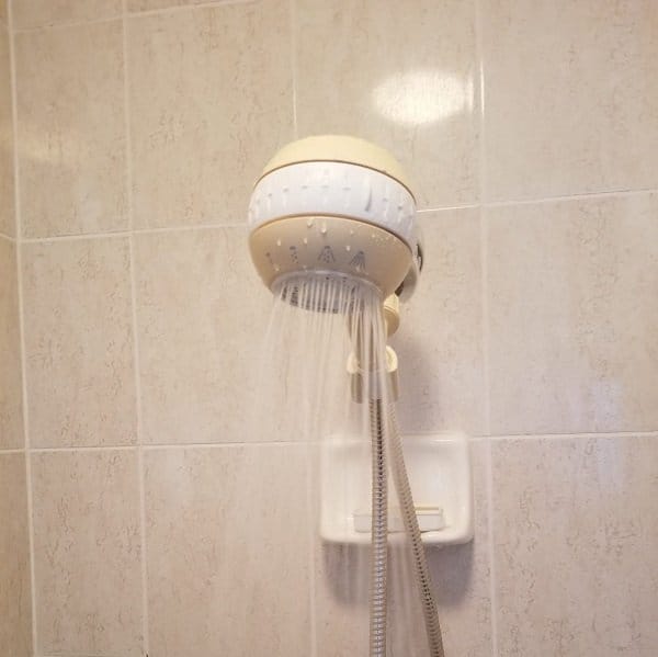 shower filter uses  hard water